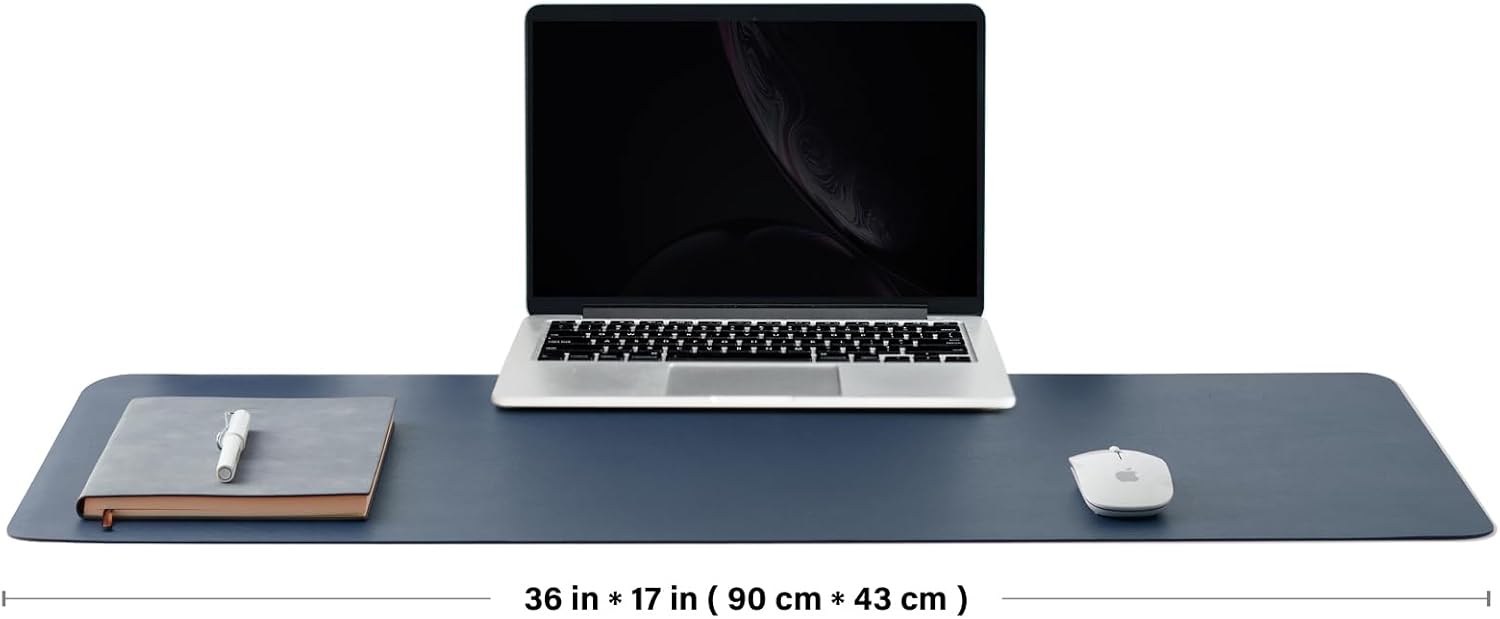 Cork Desk Mat Dual-Sided Desk  - Leather Desk Pad review and price