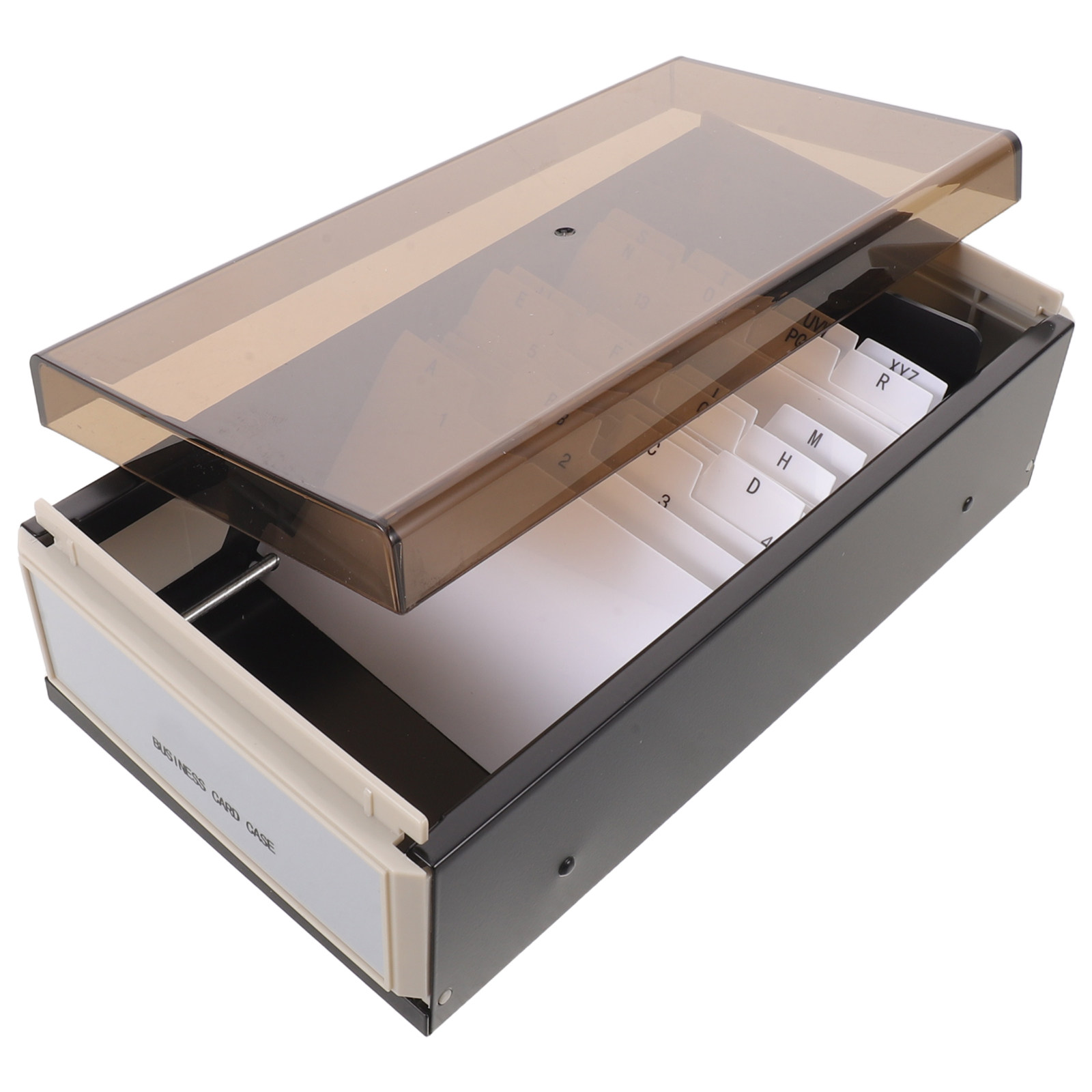 Business Card File Organizer L - Card Index Box review and price