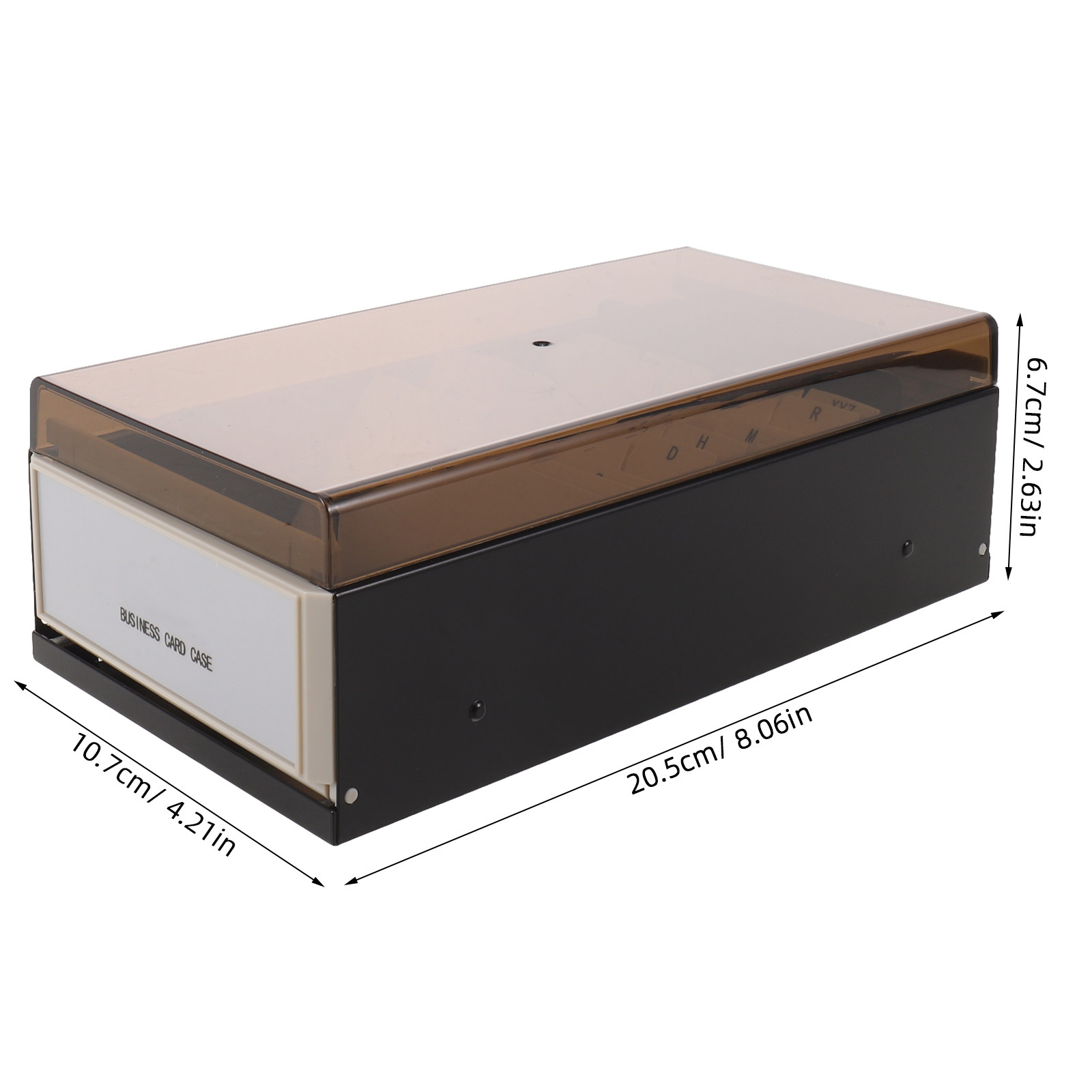 Business Card File Organizer L - Card Index Box review and price