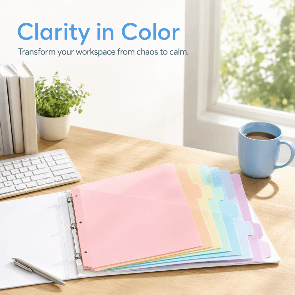 Durable Binder Dividers Pastel - Tab Divider A4 review and price