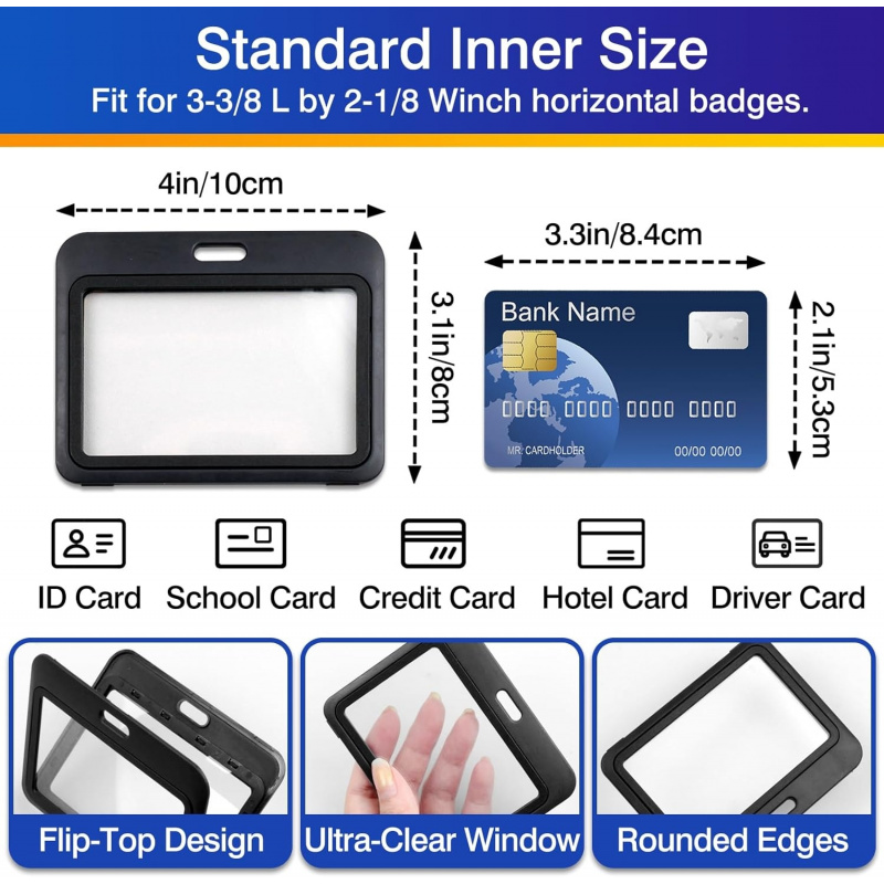 3-Pack Horizontal Hard Plastic - Index Card Holder review and price