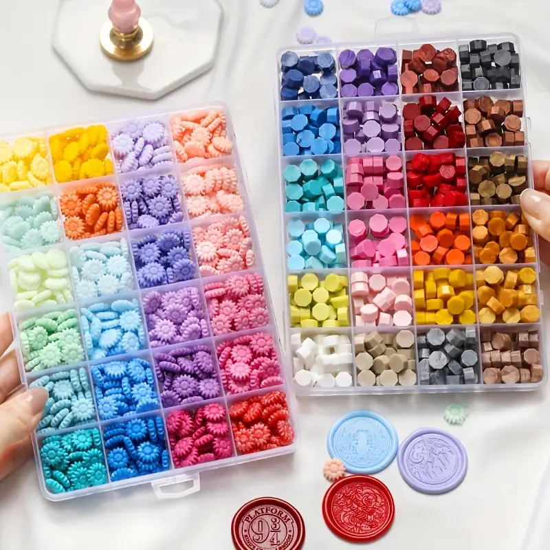 600Pcs Box Sealing Wax Beads,  - Wax Seal Stamp Set review and price