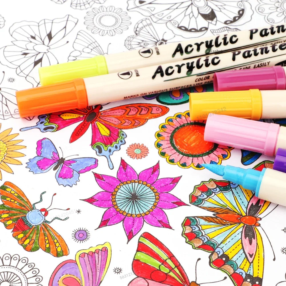 12-36 Colors Acrylic Paint Mar - Correction Pen Fine review and price