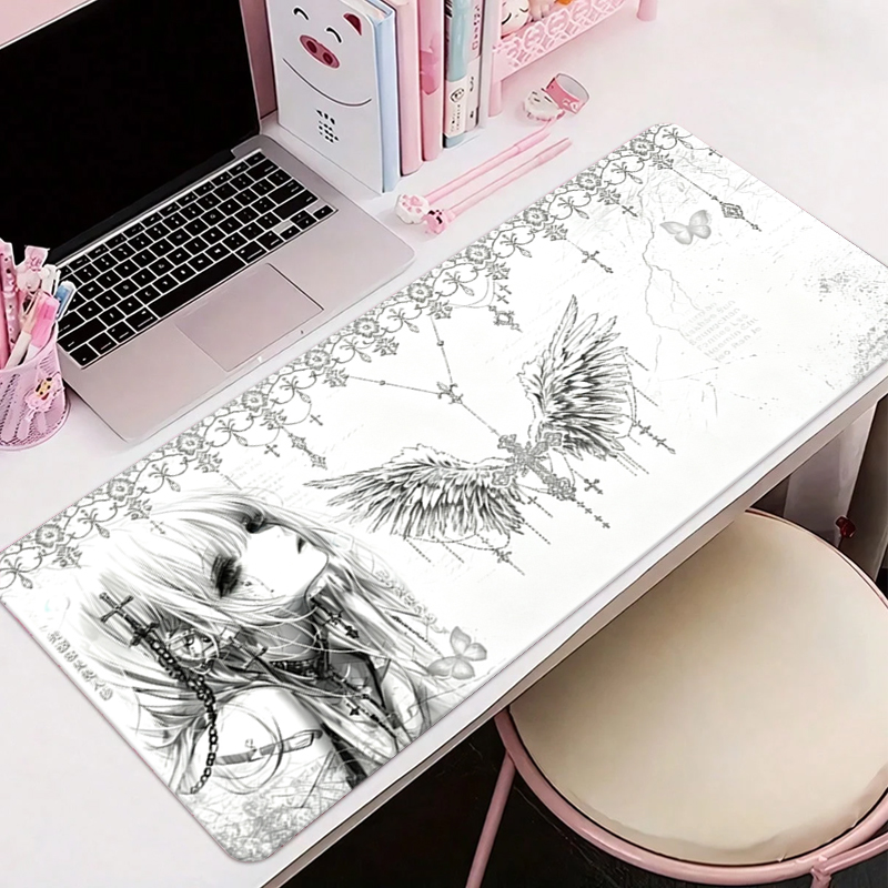 Leather Mousepad Black White A - Leather Desk Pad review and price