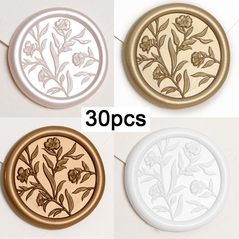Wax Seal Stickers - 3D Floral  - Wax Seal Stamp Set review and price