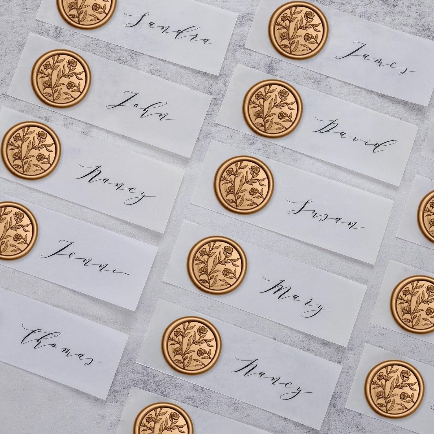 Wax Seal Stickers - 3D Floral  - Wax Seal Stamp Set review and price