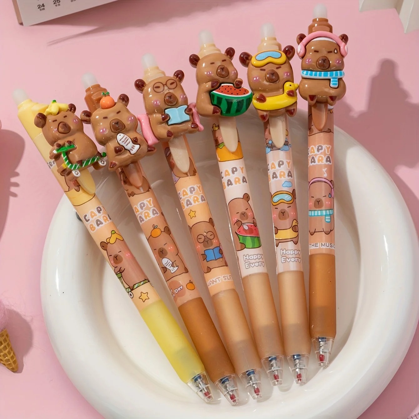 Cute Capybara Erasable Pens, 0 - Correction Pen Fine review and price
