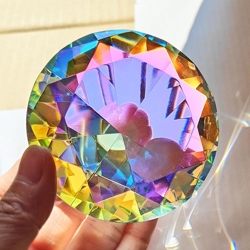 30-80mm AB Colorful K9 Crystal - Paper Weight Crystal review and price