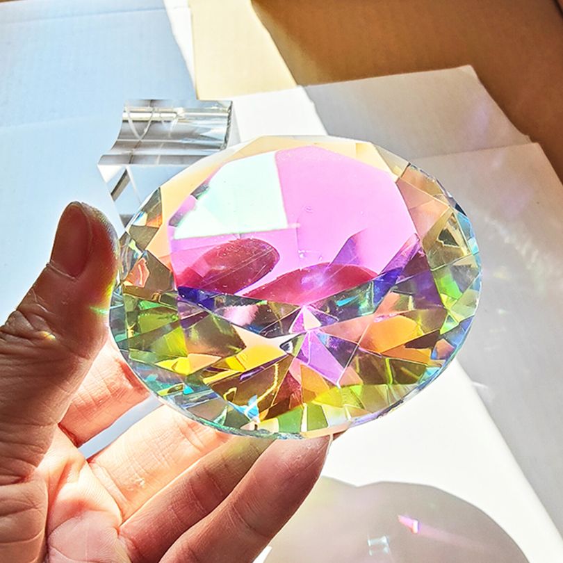 30-80mm AB Colorful K9 Crystal - Paper Weight Crystal review and price