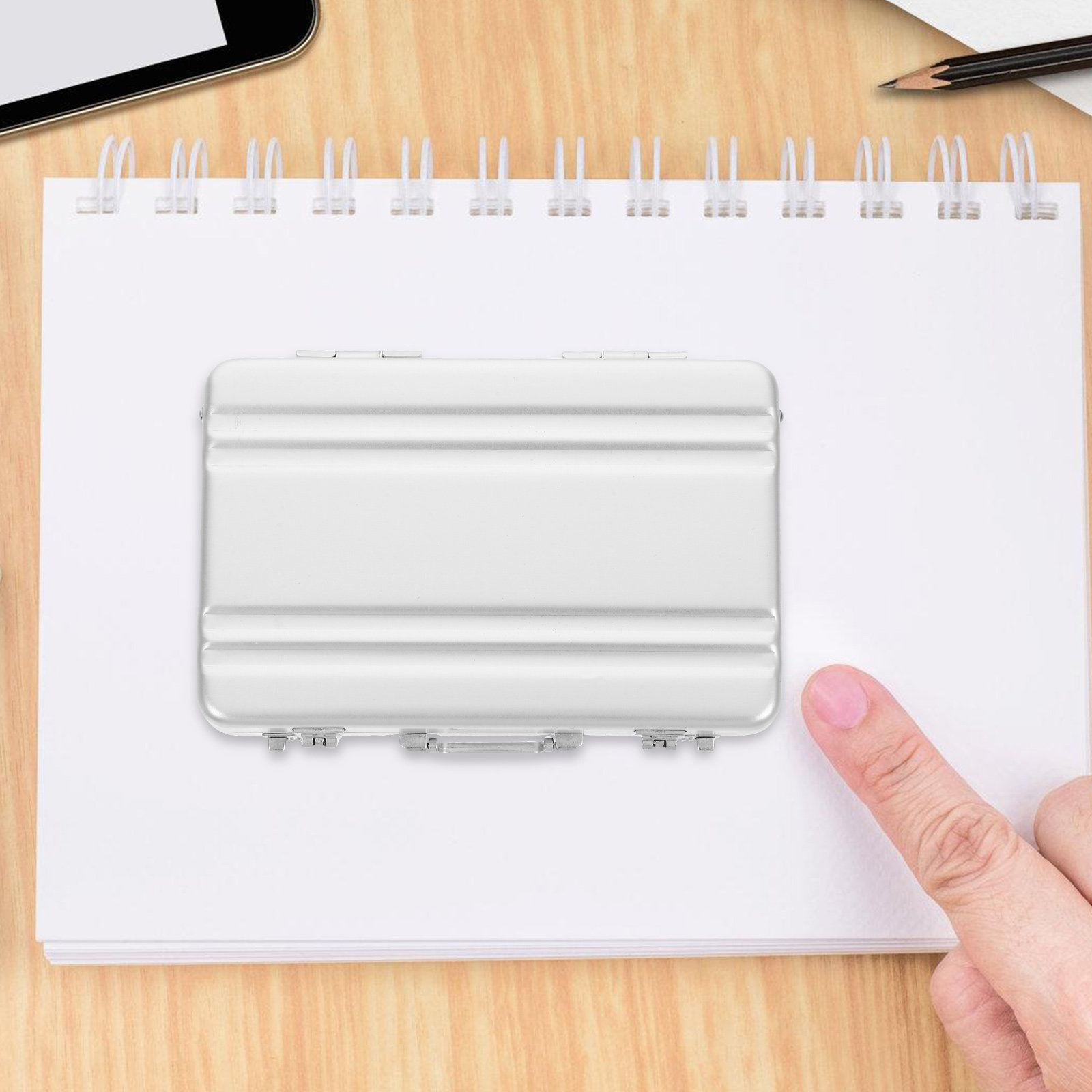 Slim Sturdy Aluminum Alloy Car - Card Index Box review and price