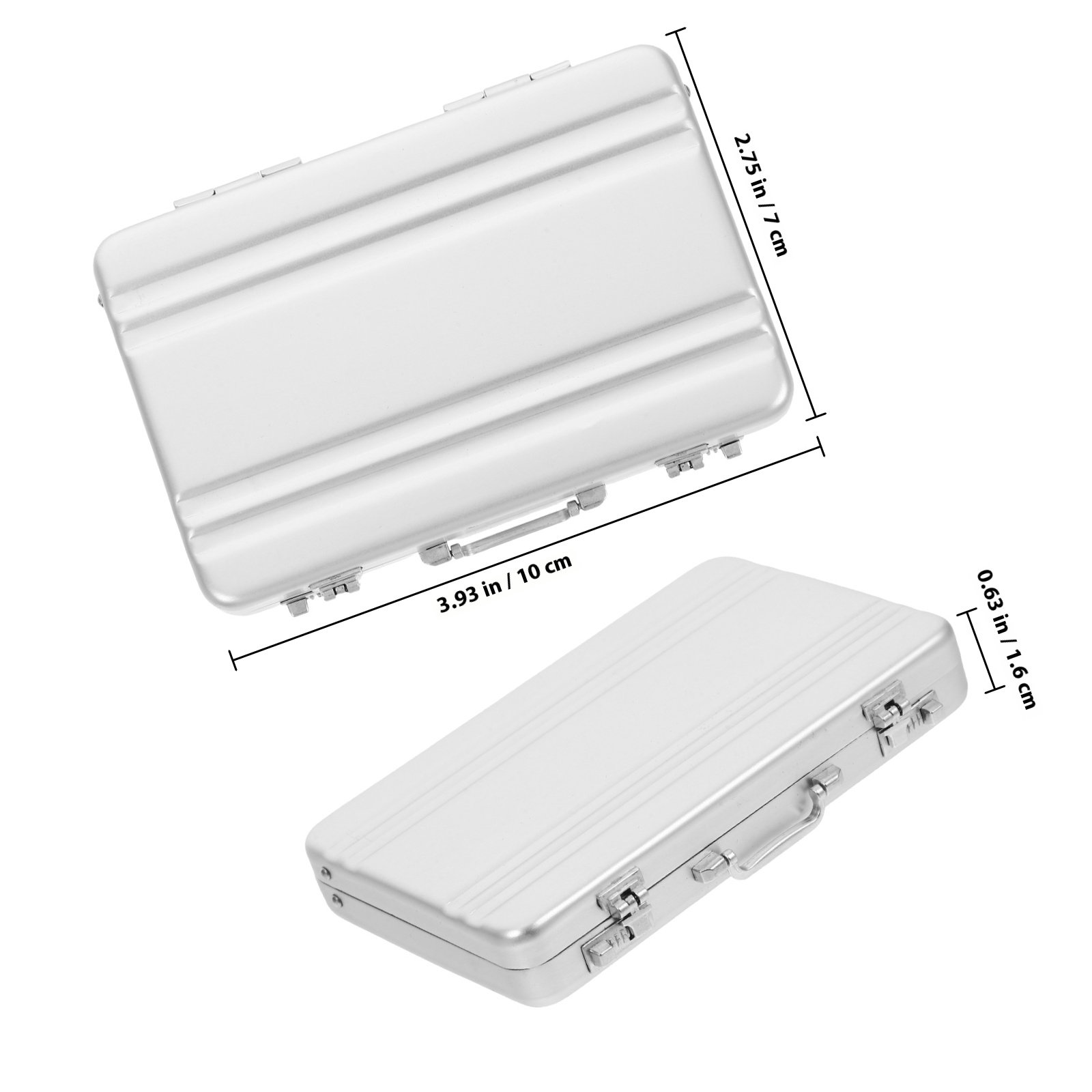 Slim Sturdy Aluminum Alloy Car - Card Index Box review and price