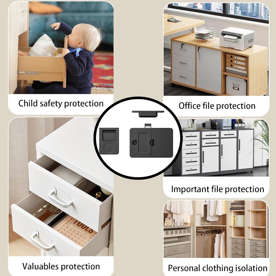 NFC Drawer Door Lock Invisible - Card Index Box review and price